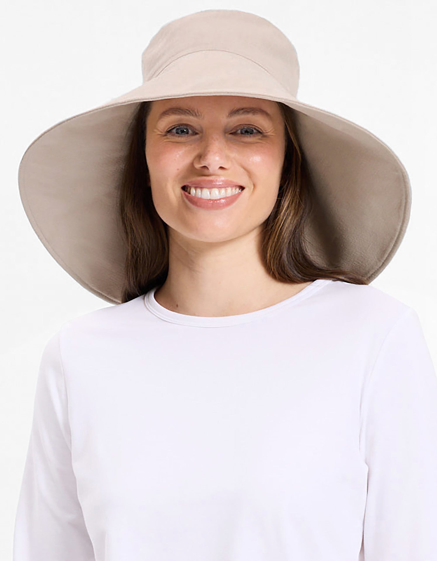 Ultra Wide Cotton Linen Hat UPF 50+
