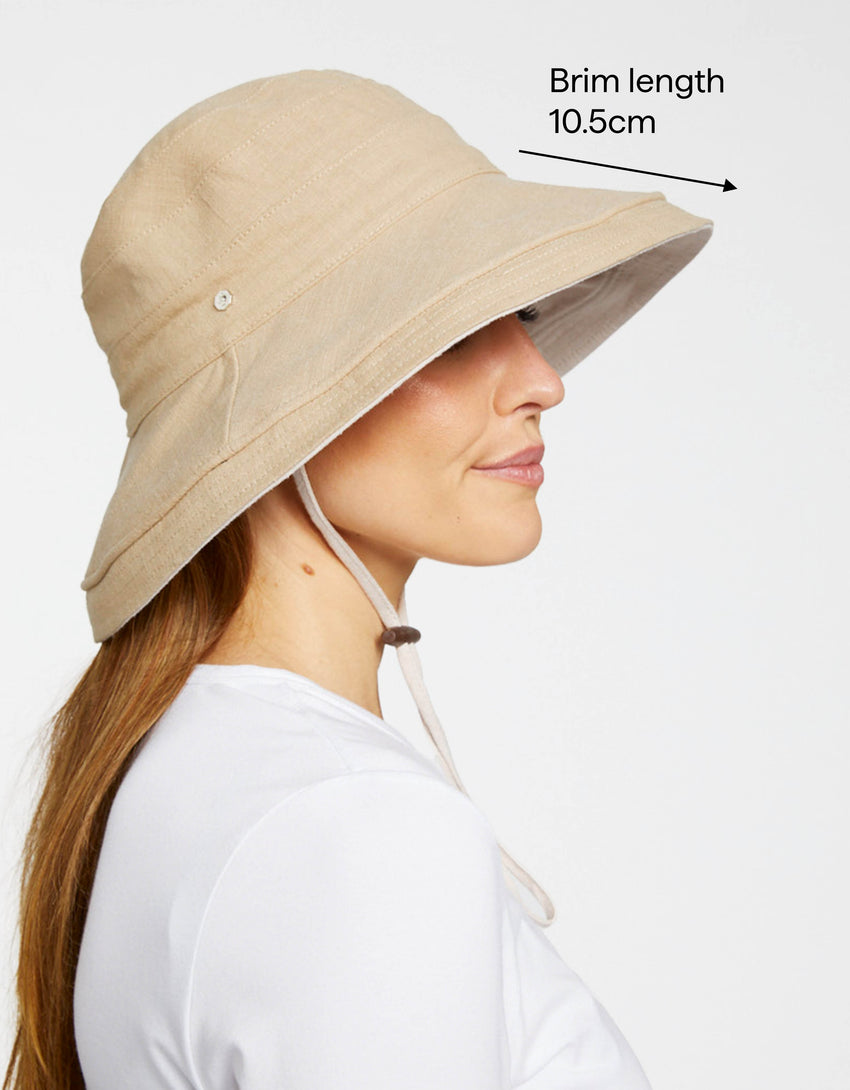 Sun Protective Wide Brim UPF 50+ Holiday Sun Hat For Women