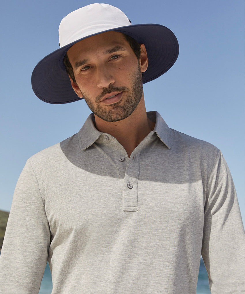 UPF 50+ Sun Protective Broad Brim Sun Hat For Men | Solbari