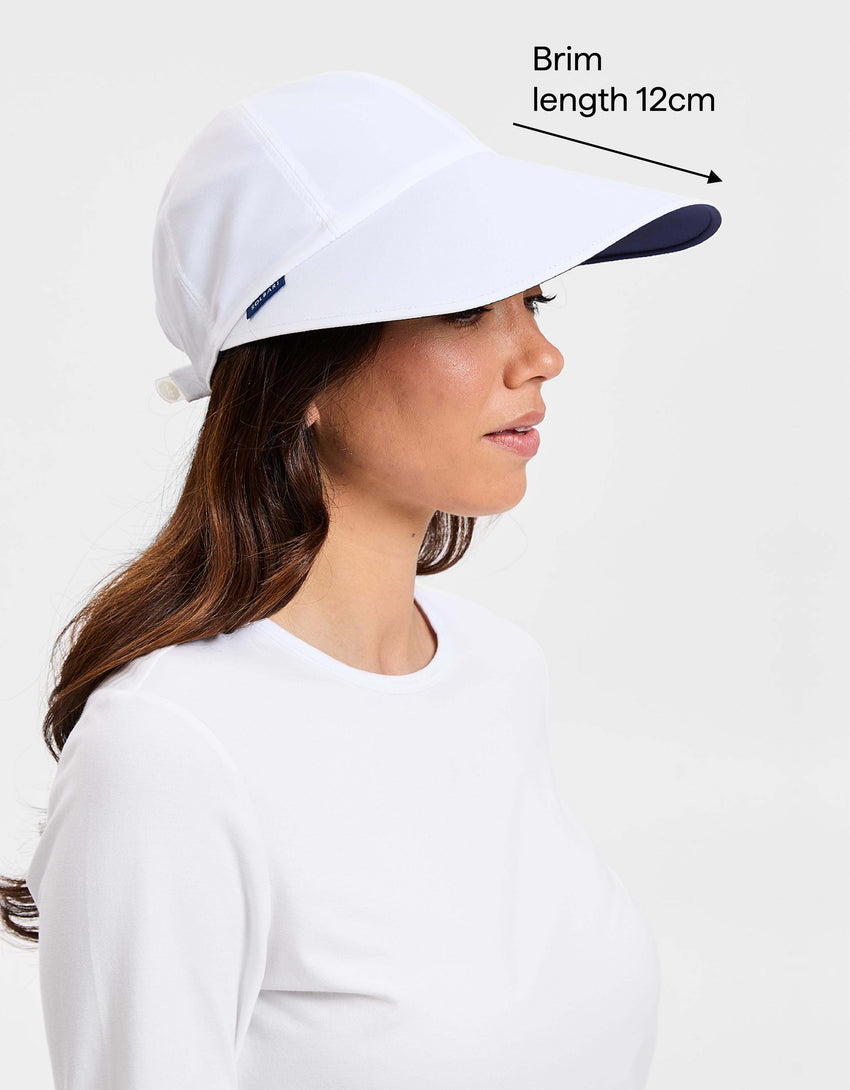 Reversible Ultra Wide Brim Cap, Women's Wide Brim Sun Hat | Solbari Australia