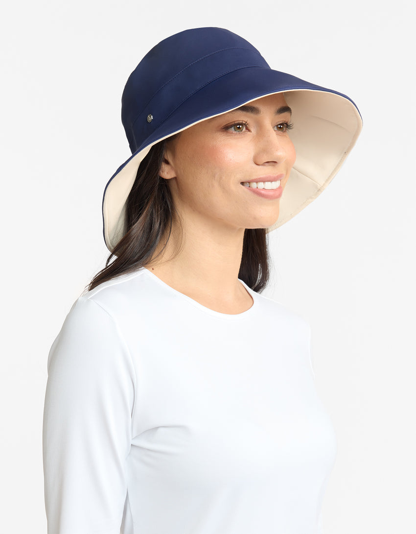 Wide Brim Beach Hat, Women's UV Protection Sun Hat UPF 50+ | Solbari