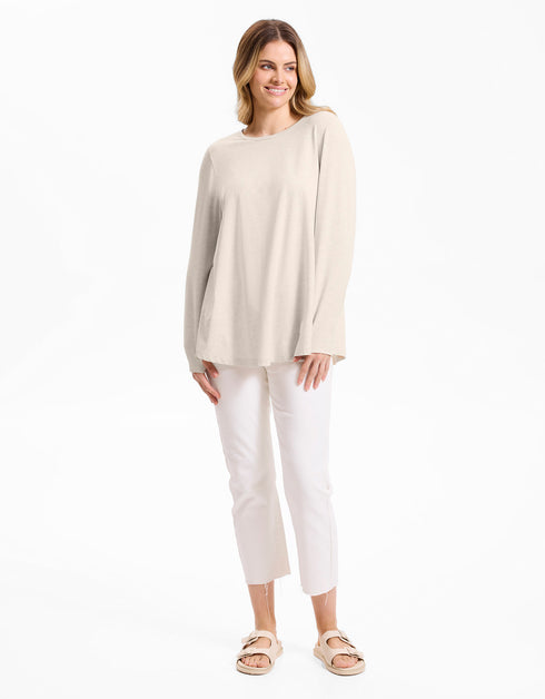 Luxe Long Sleeve Loose Fit Tunic UPF 50+ Sensitive Collection