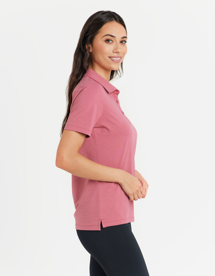 UPF 50+ Sun Protective Polo Shirt for Women - Sensitive Fabric