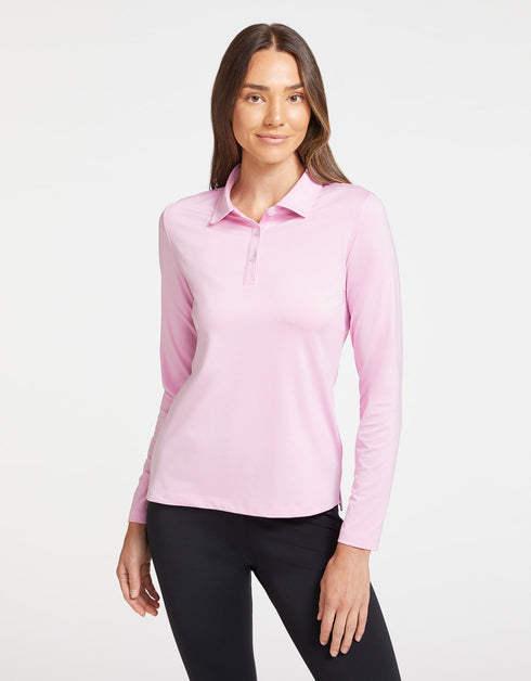 Long Sleeve Polo Shirt UPF 50+ Active Collection