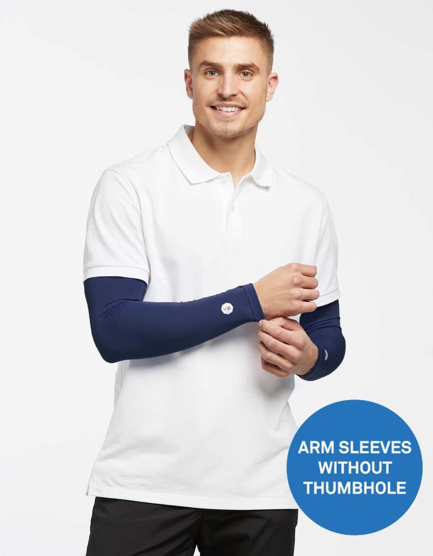 Men's Arm Sleeves For UPF 50+ Sun Protection | UV Protective