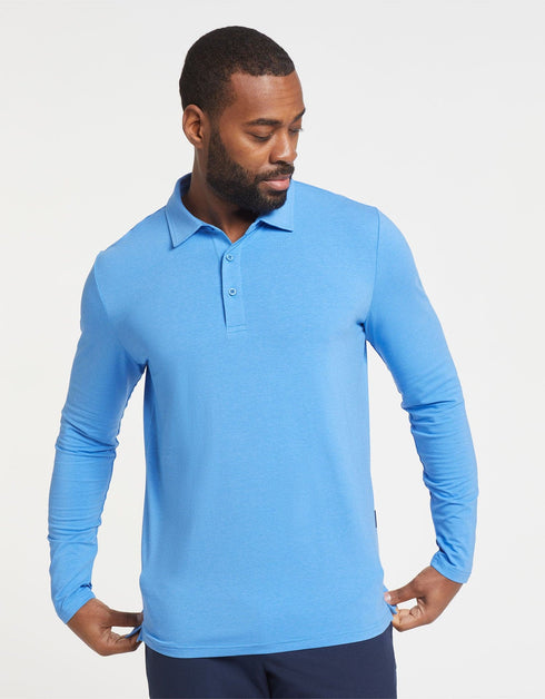 Long Sleeve Polo Shirt UPF 50+ Sensitive Collection