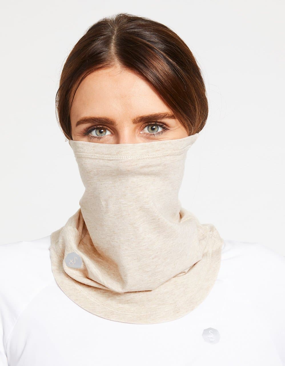 Women's Curved Face & Neck Gaiter  UPF50+ Sensitive Collection – Solbari  Australia